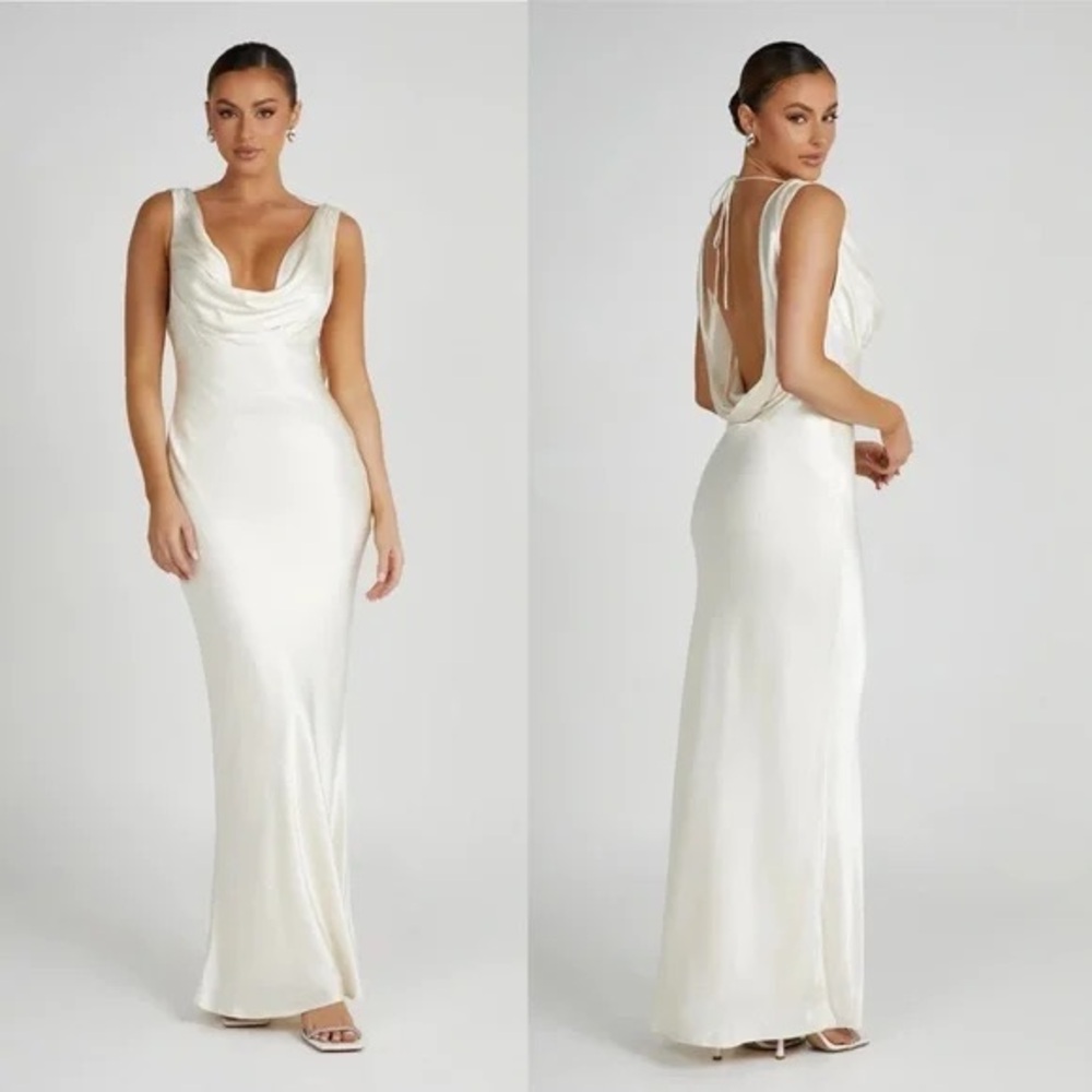Meshki white Angelique dress
